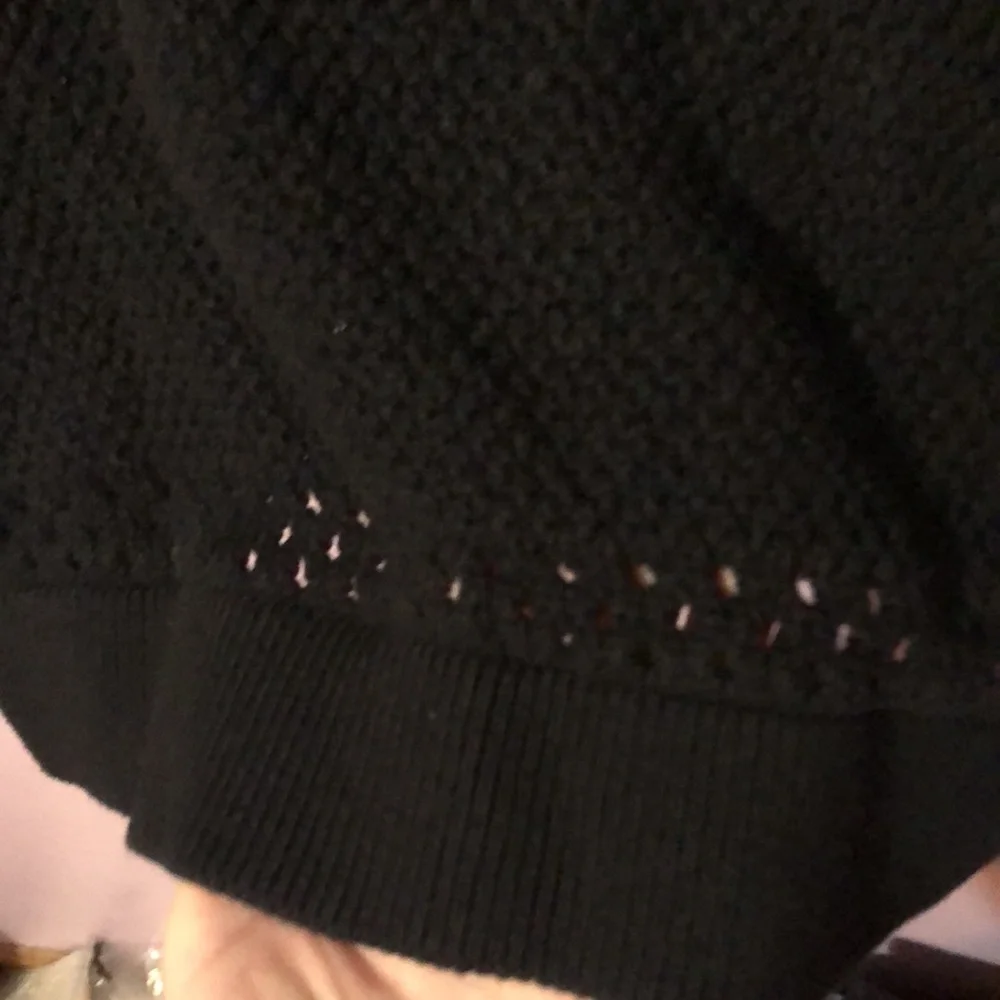 Loft Black 3/4 Sleeve Sweater Top - Picture 5 of 9